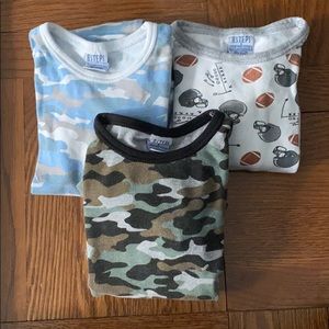Lots of 3 lightly used Baby Steps boys PJ sets 2/3